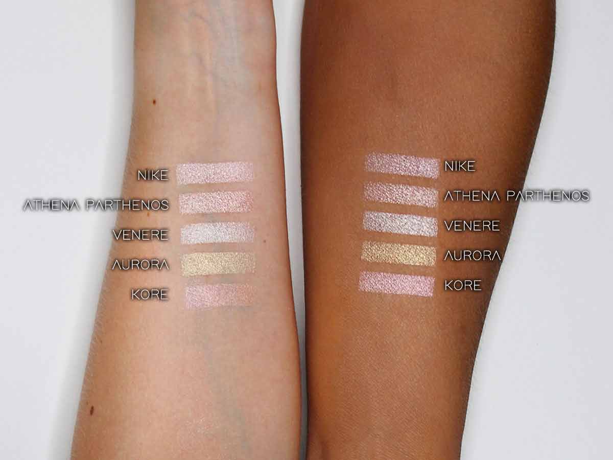 Swatch illuminanti cotti